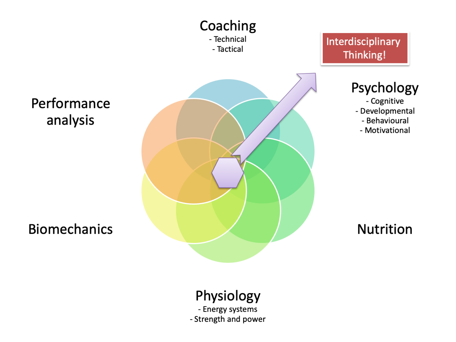 The interaction between different knowledge areas